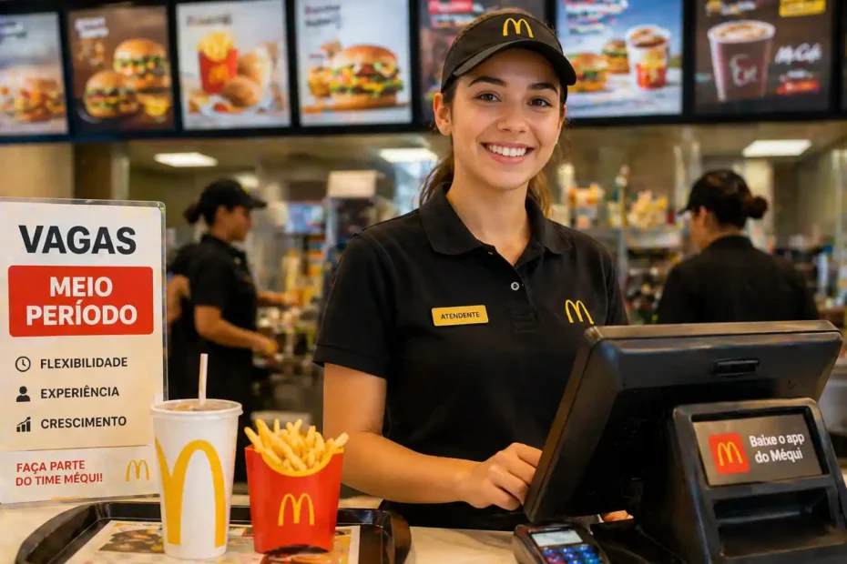 Vagas McDonald’s meio período
