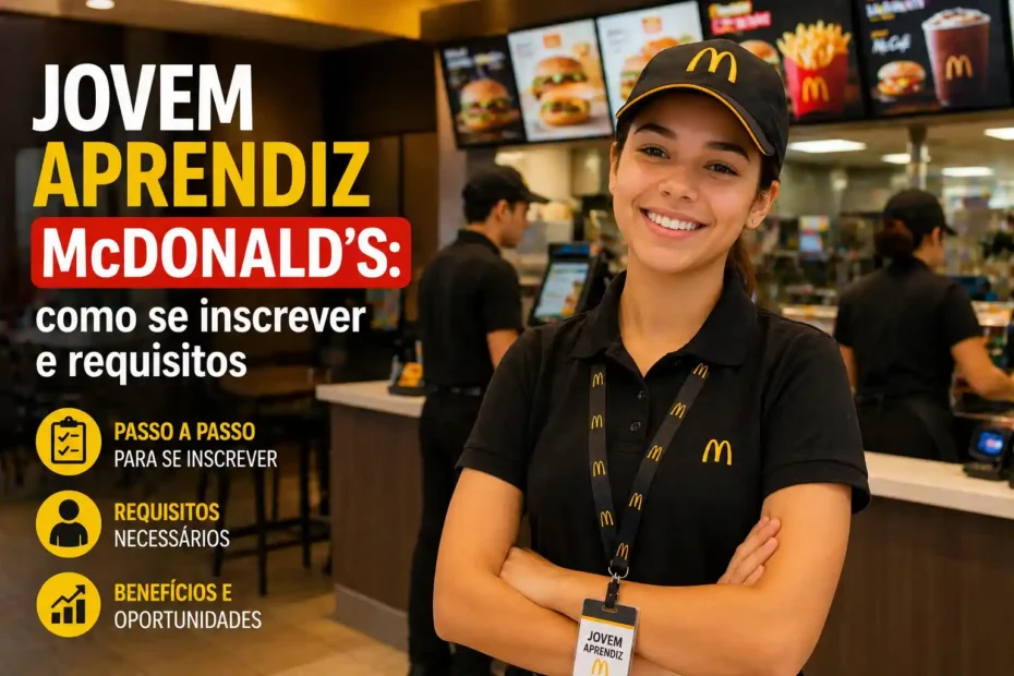 Jovem Aprendiz McDonald’s: como se inscrever e requisitos