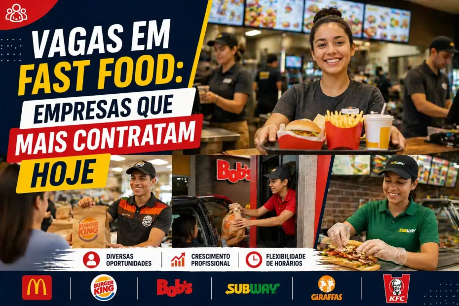 Vagas em fast food