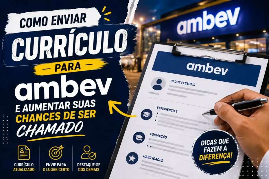 Como enviar currículo para Ambev e aumentar suas chances de ser chamado
