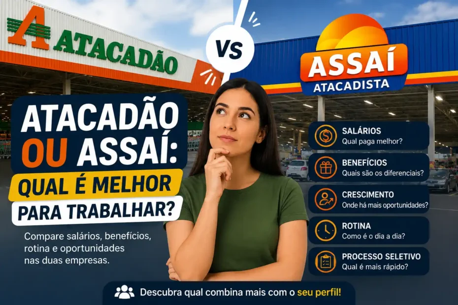 Atacadão ou Assaí: qual é melhor para trabalhar?