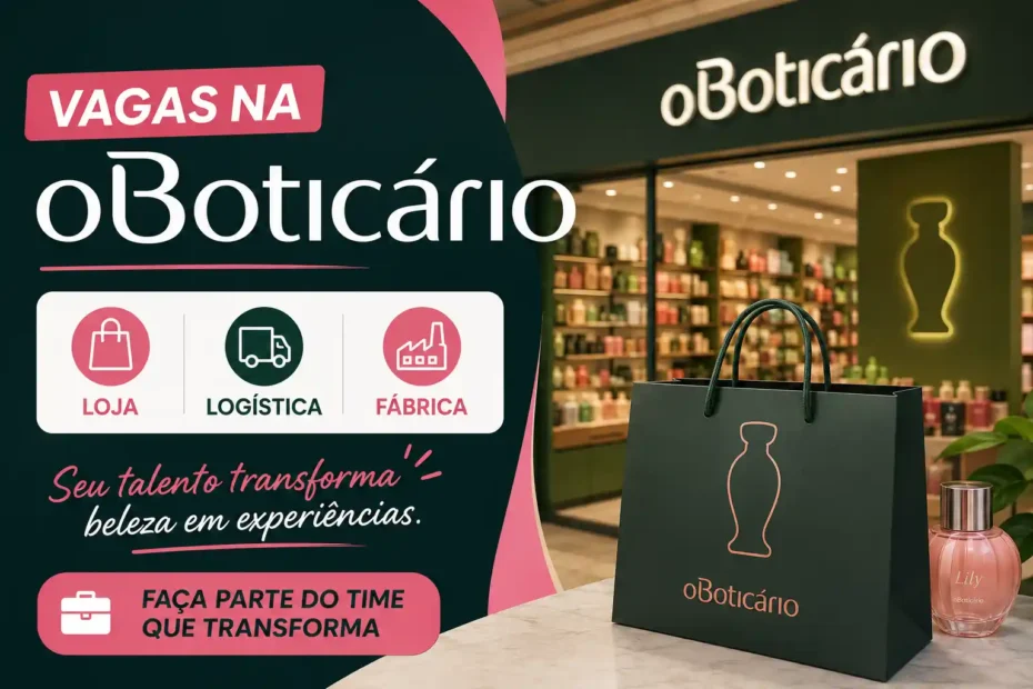 Vagas na Boticário