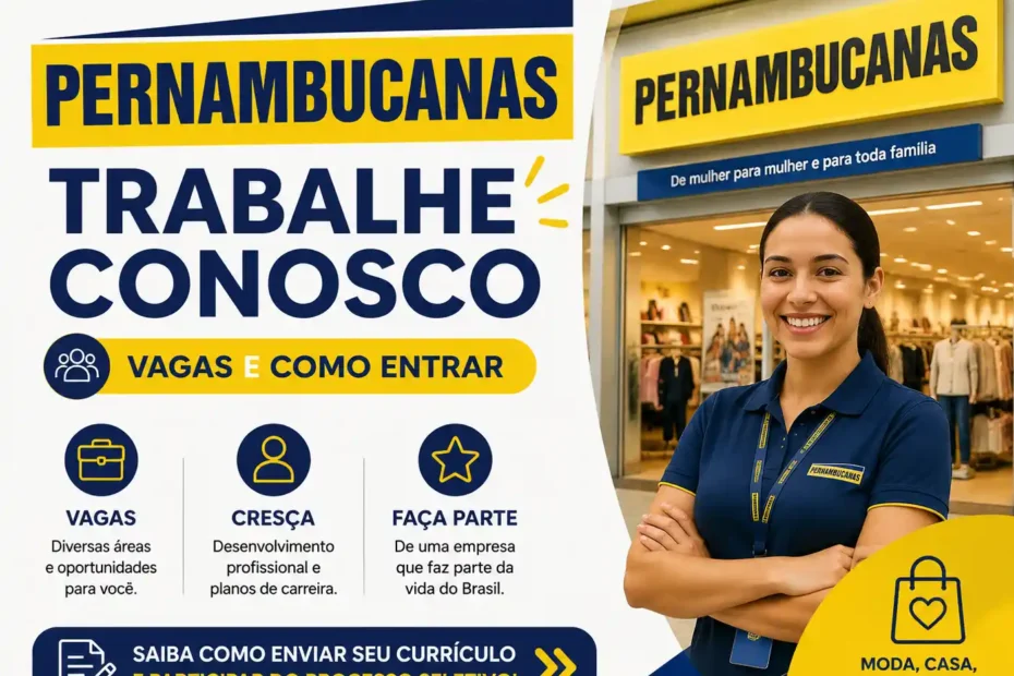 Pernambucanas Trabalhe Conosco